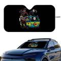 Horrible Friends Killer Movie Holographic Windshield Sunshade Car Front Windshield 70x130cm Sun Visor Heat Reflector.