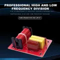 Speaker Frequency Divider Stereo Crossover WEAH-234 80W 2 Way Speaker Frequency Divider Audio Treble Bass Filter. 