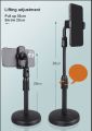 Tiktok, sketch and Art drawing, and YouTube videos creator Compatible Compact Lightweight Mobile Smart Phone Tripod Stand - Black. 