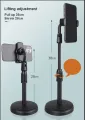 Tiktok, sketch and Art drawing, and YouTube videos creator Compatible Compact Lightweight Mobile Smart Phone Tripod Stand - Black. 