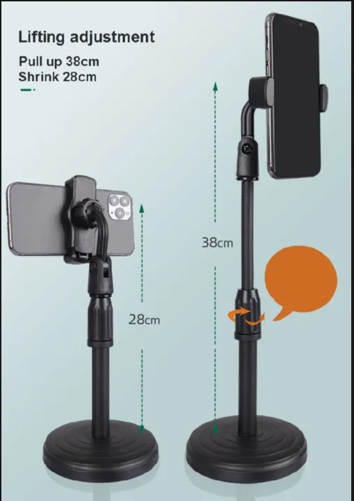 Tiktok,%20sketch%20and%20Art%20drawing,%20and%20YouTube%20videos%20creator%20Compatible%20Compact%20Lightweight%20Mobile%20Smart%20Phone%20Tripod%20Stand%20-%20Black%20-%20Image%203