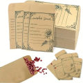 50/100/150 Pcs Seed Envelopes 4.72 * 3.15 inch Small Envelope Collection Vegetable Flowers Plant Gardening Seeds Parts Storage. 