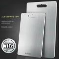Thickened Stainless Steel Cutting Board Antibacterial and Mildew-proof Household Cutting Board Kitchen Kneading Dough Board. 