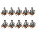10PCS Potentiometer Resistance WH148 1K 2K 5K 10K 20K 50K 100K 500K 1M Ohm Linear Taper Rotary Potentiometers Resistor 15mm 3Pin. 
