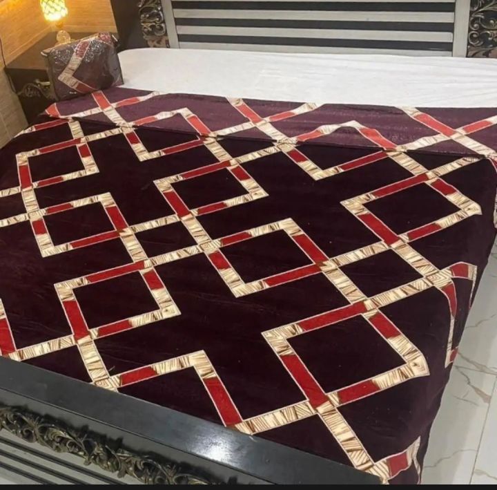 high quality embossed ac flece blanket for summer collection