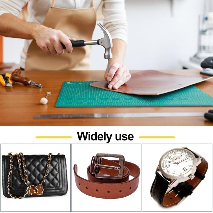 6pcs%20Leather%20Hole%20Punching%20Tools%20Steel%20Hollow%20Round%20Hole%20Puncher%20-%20,%20Durable%20Round%20Cutters%20For%20Watch%20Bands,%20Belt,%20Paper%20-%20Image%205