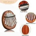 8 Key Mini Wooden Kalimba High Quality Exquisite Finger Thumb Piano Marimba Musical Good Accessory Pendant Gift. 