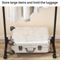 Clothes Rack Double Rod Multifunctional Clothe Racks For Hanging Clothing Portable Garment Shelf Hanger Storage Clothes Shelf. 