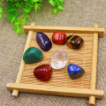 7pc/set Natural crystal Yoga Polished Energy Stone Agate Chakra Reiki Healing Home Decoration Collection Popular Stones. 