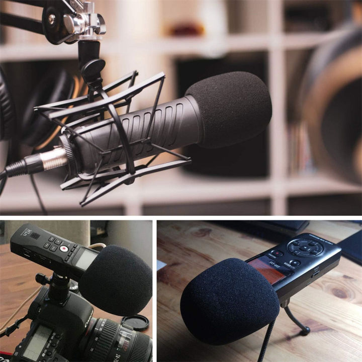 6pcs/pack%20New%20Style%20Microphone%20Cover%20-%20Foam%20Mic%20Covers%20Windscreen%20Suitable%20for%20Most%20Standard%20Handheld%20Microphone%20-%20Image%205