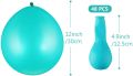 48 Pieces Latex Balloon Turquoise Teal Aqua Blue Balloons for Wedding Bridal Baby Shower Birthday Party Decorations Supplies. 