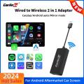 CarlinKit Wireless Carplay Adapter Bluetooth 4.1 Android Auto Wireless Car Adapter Auto Connect Smart Box for Android Car Screen. 