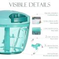 Manual Food Processor Vegetable Chopper. 