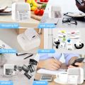 Printable Paper 10 Rolls Mini Printer Paper Thermal Label 57 X 25mm White Printable Heat Sensitive Thermal Paper Rolls. 