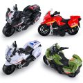 1Pc Children Inertia Motorcycle Swat Fire Boys Random Style Toy Car Inertial City Service Motorcycle. 