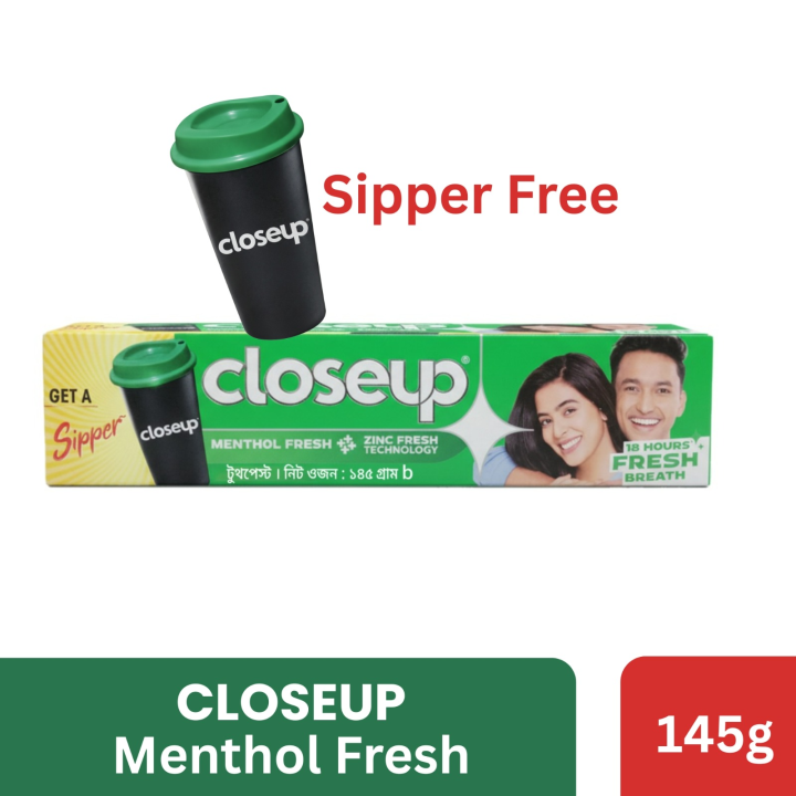 Closeup Toothpaste Menthol Fresh 145g (Sipper Free)