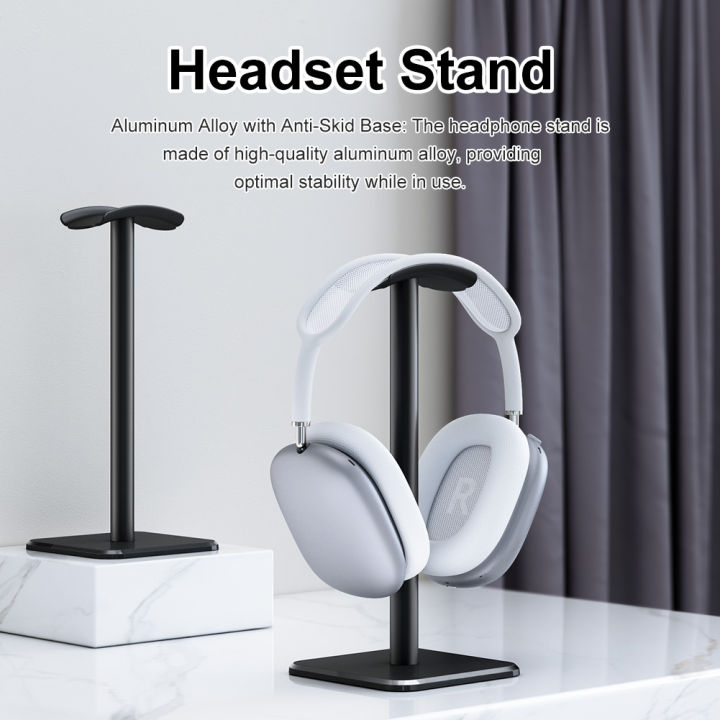 Aluminium%20Alloy%20Headset%20Support%20Stand%20Anti-Skid%20Base%20Space%20Saving%20Desktop%20Organizer%20Earphone%20Mount%20Hanger%20Headphone%20Bracket%20-%20Image%202
