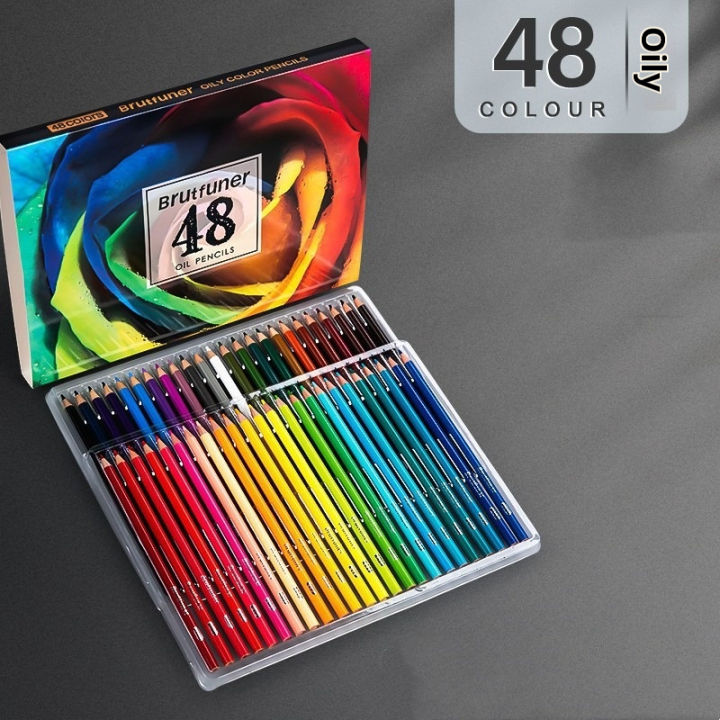 48/72/100/120/180Colors%20Pencils%20Professional%20Oil%20Wood%20Soft%20Watercolor%20Pencil%20For%20School%20Drawing%20Sketch%20Painting%20Art%20Supplies%20-%20Image%207