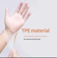 1 Pack TPE Gloves - Latex-Free, Vinyl Alternative, Powder-Free Plastic Gloves (100Pcs). 