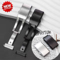 Watch Buckle 18mm 20mm 22mm Silver Folding Safety Milled Clasp Replacement Stainless Steel Deployant Watch Clasp. 