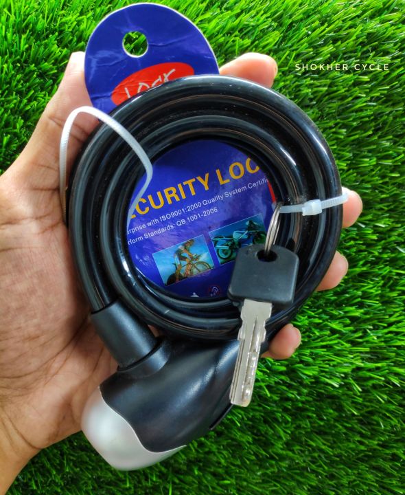 High Security Level Bicycle Lock Bike Chain Lock Anti-theft Bicycle Chain Lock with Key For Bicycle