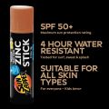 Sun Zapper Zinc Oxide Sunscreen Stick Mineral White SPF 50+ Water Resistant for Face & Body, Adults, Kids (0.42 Oz, 12g) Broad Spectrum Sun Block, Made in Australia. 