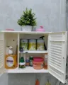 Front storage box cabinet shutter bathroom accessories and house holds. 