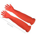45/56cm Latex Long Gloves Aquarium Fish Tank Industrial Thick Protective Gauntlets Waterproof Rubber Latex Dishwashing Gloves. 