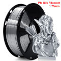 250g 500g 1Kg PLA Silk Silver 3D Printer Filament 1.75mm pla silver silk For 3D Printer Material Filament wire Vacuum Packaging. 