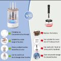 Electric USB Makeup Brush Cleaner & Dryer Kit | Automatic Spin Makeup Brush Washing Machine | Quick Dry Makeup Brush Cleaner | Portable Electric Brush Cleaner for Foundation, Powder & Eyeshadow Brushes | Beauty Tool for Women. 