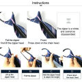 Super Slim Zipper Tie 5cm Black Satin Black Solid Ties Fashion Men Skinny Narrow Necktie for Wedding Party. 