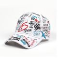Unisex Letter Graffiti Printing Snapback Baseball Caps Spring and Autumn Outdoor Adjustable Casual Hats Sunscreen Hat. 