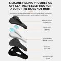 ESLNF Gel Soft Bike Anti-slip Waterproof Saddle Cover Cushion Padded Sport Bicycle Outdoor Shock Absorption Padded Seat Cover. 