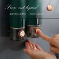 Non-Perforating Soap Dispenser Hand Sanitizer Wall Hanger Press Dispenser Home Hotel Shower Gel Shampoo Box Wall Mount. 