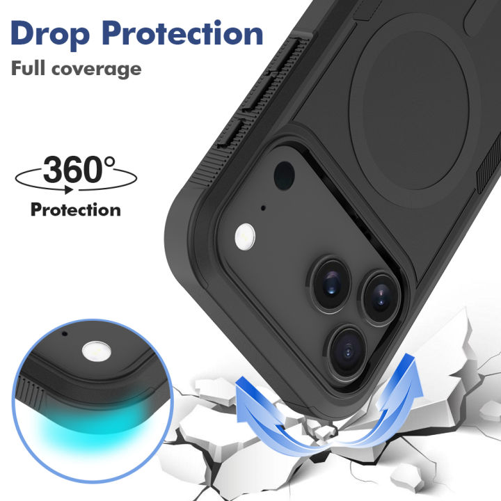 Premium%202IN1%20Heavy%20Armor%20Magnetic%20Charging%20Case%20for%20IPhone%2017%20Air%2016%2015%2014%20Plus%2013%2012%20Pro%20Max%20Shockproof%20PC%20Matte%20Protect%20Cover%20-%20Image%205