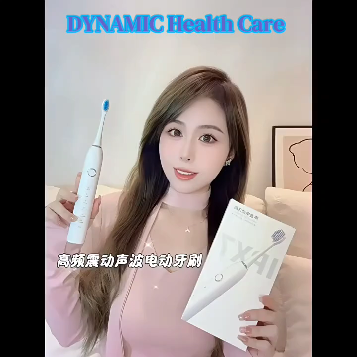 Rechargeable Sonic Electric Toothbrush for Adults and Kids, Deep Cleaning Whitening Toothbrush with 4 Replacement Brush Heads, 6 Brushing Modes, Smart 2-Minute Timer and IPX7 Waterproof Design
