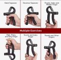 Adjustable Hand Grip Power Exerciser Forearm Wrist Strengthener Gripper 0-60KG. 