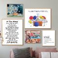 90s Sitcom Central Perk Couch Canvas Painting Friends TV Show Fontain Watercolor Poster Prints Room Decor Wall Art Home Decor. 