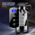 Yangood Portable Car Hot Kettle 1500ML Large Capacity 304 Stainless Steel Water Heater Travel Auto 12V 24V For Tea Coffeefor. 