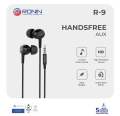 Ronin R-9 Original 3.5mm Handsfree with HD Sound for Calls, Music and Gaming. 