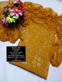 w shirt.Pure chiffon. Handmade work   With Mukesh sitara jaal work. Dupatta.Pure chiffon.   Mukesh work.  Purechiffonlm.Mi. 