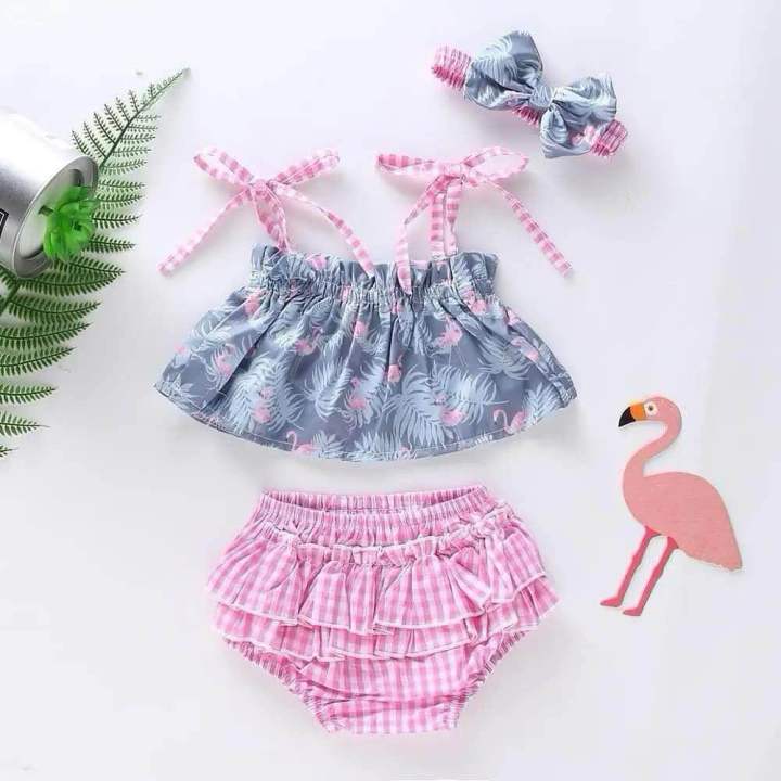 Newborn%20Baby%20Girl%20Flamingo%20Strap%20Tops%20Ruffle%20Shorts%20Sunsuit%20Summer%203pcs%20Outfits%20Set%200-24Month%20-%20Image%207