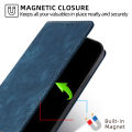 Leather Magnetic Flip Cover Phone Case for itel A50 [RFID Blocking] Shockproof Protection Stand Holder PU Leather Case. 