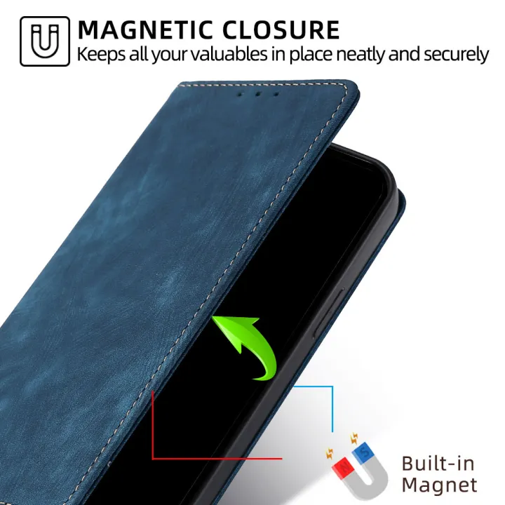 Leather%20Magnetic%20Flip%20Cover%20Phone%20Case%20for%20itel%20A50%20%5BRFID%20Blocking%5D%20Shockproof%20Protection%20Stand%20Holder%20PU%20Leather%20Case%20-%20Image%209