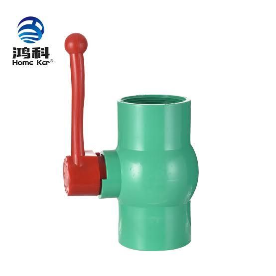 Pvc ball valve thared 1" inch heavy thared valve pvc water control valve garden tools irrigation