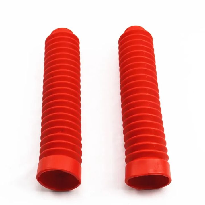 30mm%20Front%20Fork%20Motorbike%20Red%20Rubber%20Boot%20Universal%20Dust%20Jacket%20Cover%20Dirt%20Bike%20-%20Image%202