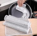 Pack of 4 Kitchen Steel Mesh Wire DisWasher Cleaning Cloth Piece. 