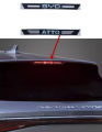 1PC Carbon Fiber Logo Sticker Brake Light Sticker High Luminous Brake Decorative Cover Car Stickers For Byd Atto 3 2022-2024. 