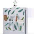 Fridge Dust Covers Multi-Purpose Washing Machine Top Cover Refrigerator Dust Proof Cover with Storage Pockets Size One Size. 