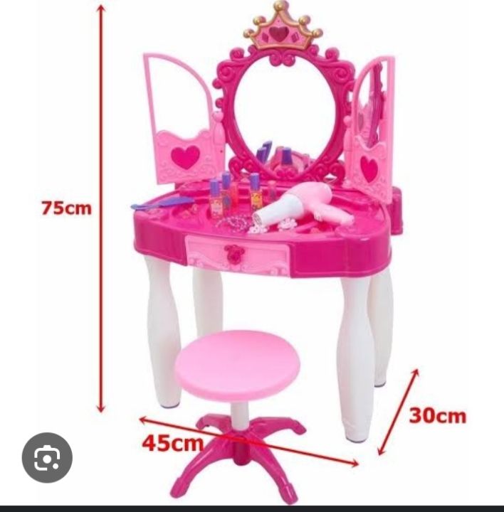 Little%20girls%20dressing%20tables%20set.Little%20girl%20pretend%20dressing%20table%20has%20light%20and%20sound%20function%20and%20comes%20with%2021%20pieces%20makeup%20set.%20Best%20toy%20gift%20in%20Pakistan.Get%20Pretend%20Vanity%20Table%20Toys%20Available%20From%20Toyzone.pk.This%20Girls%20Dressing%20Table%20Toy%20Establish%20-%20Image%203